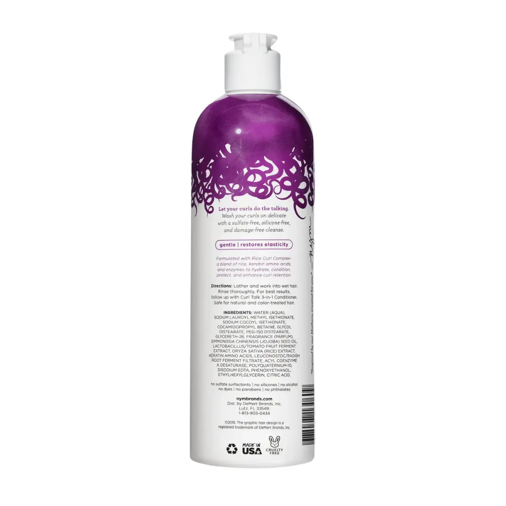 Not Your Mothers Curl Talk Shampoo para Cabello Rizado 355ml — frontal